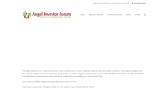 Desktop Screenshot of angelinvestorforum.com